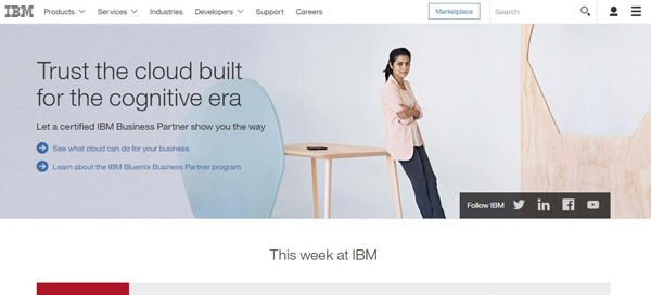 کروسل در سایت IBM
